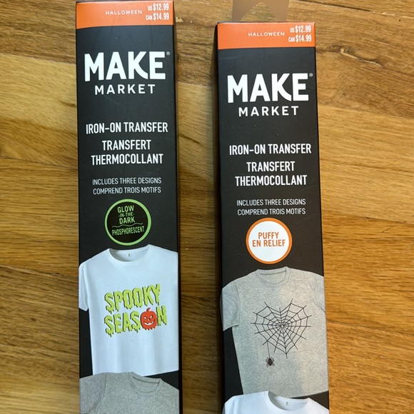 NIB - bundle of 2 - Iron on transfers - Picture 3 of 3